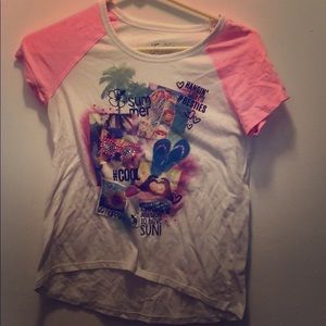 Justice short sleeve shirt size 12